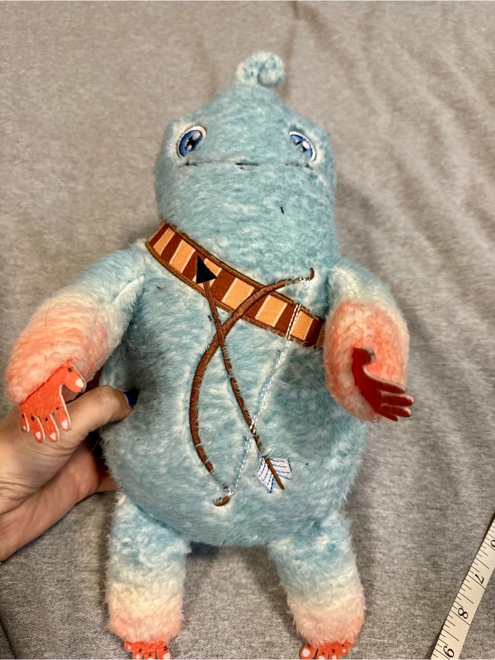 Hey Warrior Plush- Amygdala Anxiety Bravery Buddy by Hey Sigmund - Small 9”